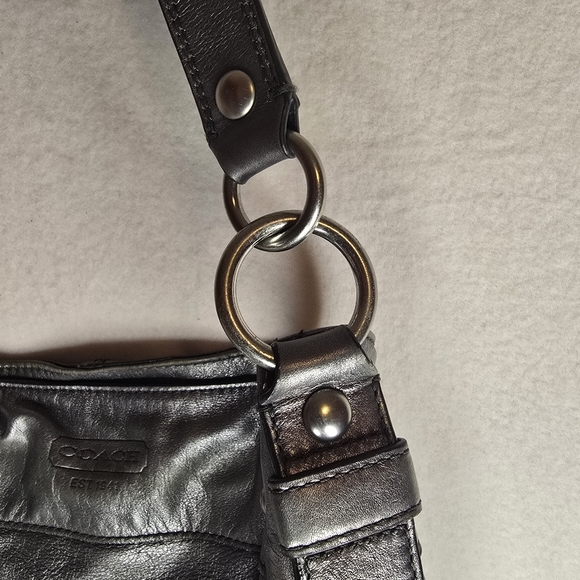 Coach Metallic Hobo Ladies Bag Purse No. C1032-F14706 - Picture 6 of 14